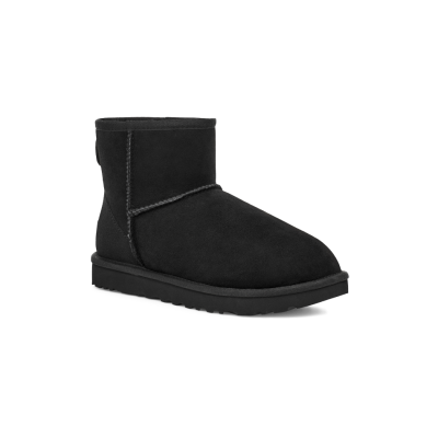 UGG Black Classic Mini II Womens Short Boots 1016222-BLK