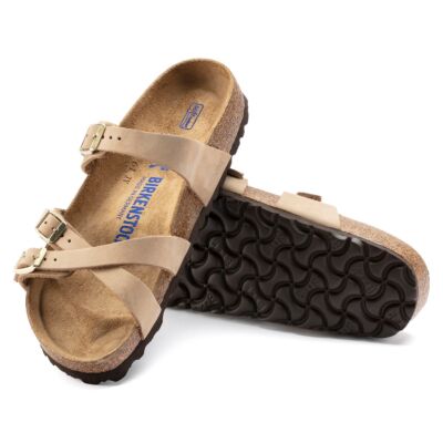 Birkenstock Sandcastle Franca Soft Footbed Nubuck Leather Women's Sandals R1022956