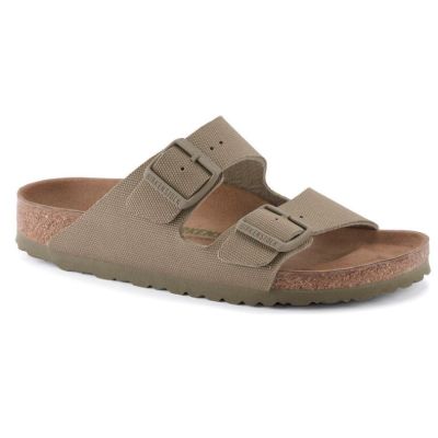 Birkenstock Faded Khaki Arizona Textile Womens Comfort Sandals R1023958