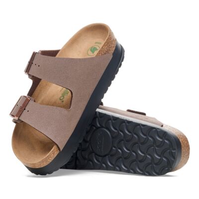 Birkenstock Mocha Arizona Flex Platform Birko-Flor Women's Sandals N1027417