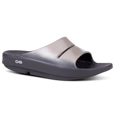 Oofos Latte Oaahh Lux Slide Comfort Womens Sandals 1101-LATTE