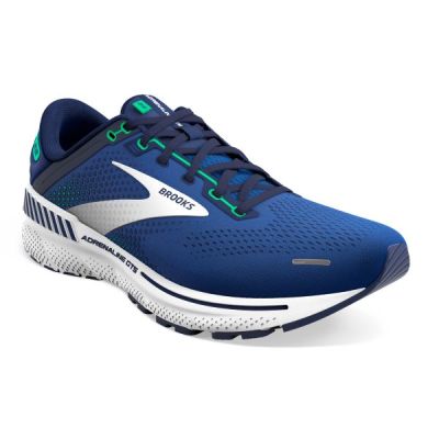 Brooks Surf the Web/Blue/Irish Green Adrenaline GTS 22 Men's Running Shoes 110366-469