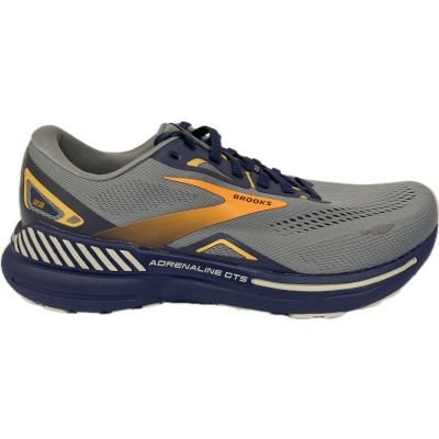 Brooks Grey/Blue/Orange Adrenaline 23 GTS Men's Road Running Shoes 110391-027