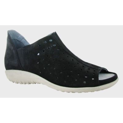 Naot Black Velvet Nubuck Hikoi Womens Casual Shoes 11168