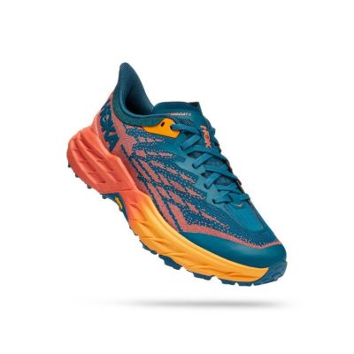 Hoka Blue Coral with Camellia Speedgoat 5 Womens Running Shoes 1123158-BCCML