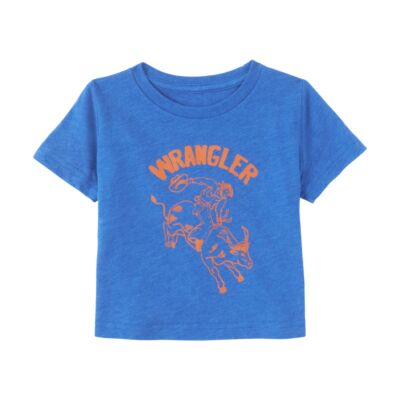 Wrangler Royal Blue Heather Unisex Infant Toddler Graphic Tee 112347242