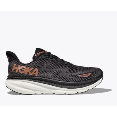 Hoka Black/Copper Clifton 9 Women's Running Shoes 1127896-BCPPR