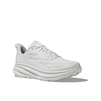 Hoka Clifton 9 White/White Women's Running Shoes 1127896-WWH