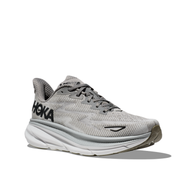 Hoka Harbor Mist/Black Clifton 9 Wide Width Men's Running Shoes 1132210-HMBC