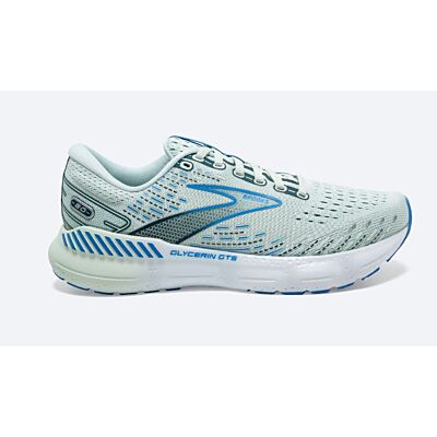 Brooks Blue Glass/Marina/Legion Blue Glycerin GTS 20 Women's Running Shoes 120370-494