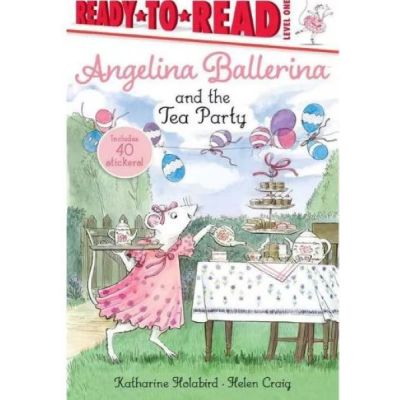 CJ Merchantile Angelina Ballerina and the Tea Party Book with Stickers B-129978