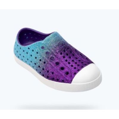 Native Saba Starfish Bling/Shell White Children's Shoes 13100112-4530