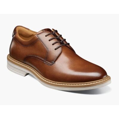Florsheim Cognac Norwalk Men's Plain Toe Oxford Shoe 13369-229