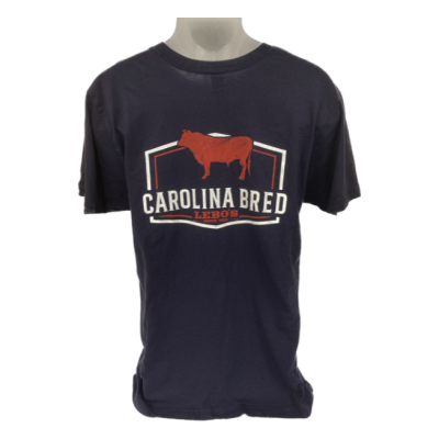 Carolina Cowboy Navy Carolina Bred Cattle Lebo's T-Shirt 1364-NVY