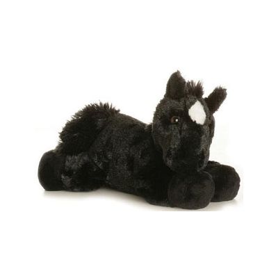 16640  Black Beau Horse Mini Flopsie Aurora Stuffed Animals