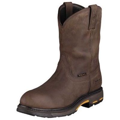 Ariat Oily Distressed Brown WORKHOG Waterproof Composite Toe 10 inch Mens Work Boots 16944-200/10001200