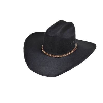 Lone Star Hats Black Kimble Unisex Hat with Hat Band 19WLLBE
