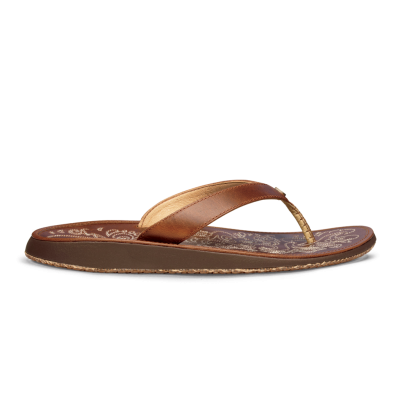 Olukai Natural Paniolo Thong Sandal Womens Shoes 20129-8787