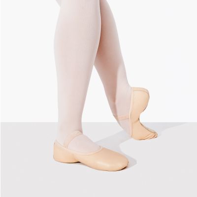 Capezio Lily Leather Full Sole Adult Ballet Shoes 212W