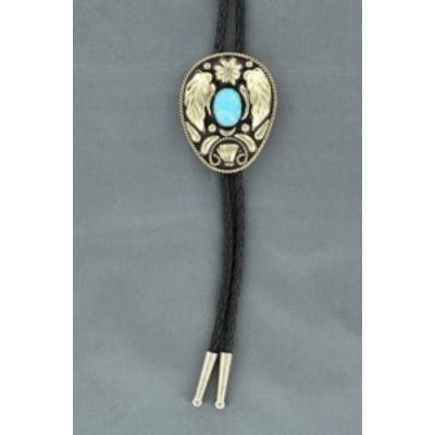 Double S Adult Two Leaves Stone Bolo 22110