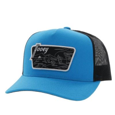 Hooey Blue/Black Davis Snapback Hat 2241T-BLBK