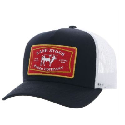 Hooey Black/White with Red and Yellow Rank Stock Hat 2361T-BKWH