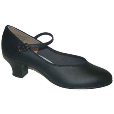 Black 1 1/2 Junior Heel Character/ Tap Shoes **ONLINE PRICE ONLY