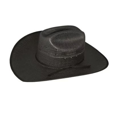 Lonestar Hats Black Menard Straw Hat 28BLACK
