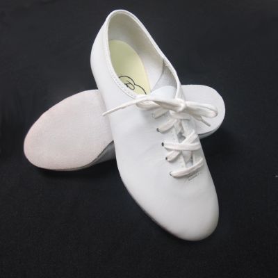 312A White Full Sole Oxford Adult Jazz Shoes