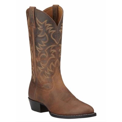 34725 Distressed Brown Heritage Ariat Mens Western Cowboy Boots