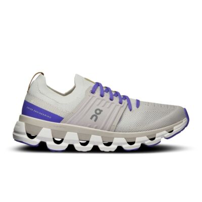 On White/Blueberry Cloudswift 3 Women's Running Shoes 3WD10451946