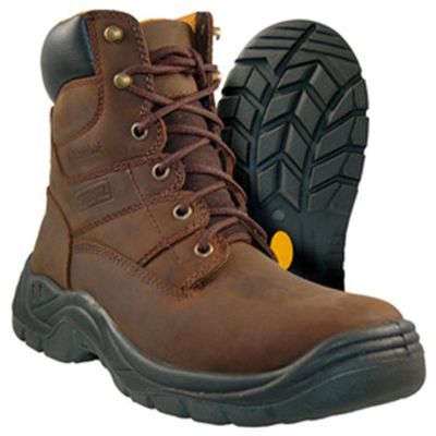 5040010/5040015 Brown Authority Steel Toe Waterproof Mens Work Boots