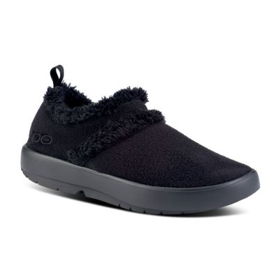 Oofos Black Oocoozie Low Women's Shoes 5074-BLACK