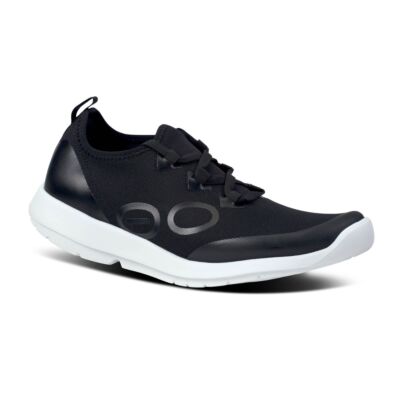 OOfos White/Black OOMG Sport LS Women's Shoes 5076-WHT/BLK