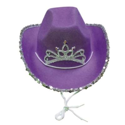 PARRIS TOYS COWGIRL TIARA SEQUIN HAT 5104