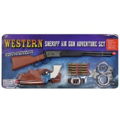 Parris Manufacturing Company Children's Western Sheriff Air Dart Gun Adventure Set 4504C