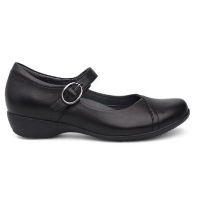 Dansko Fawna Black Milled Nappa Womens Mary Jane Shoes 5501-020200