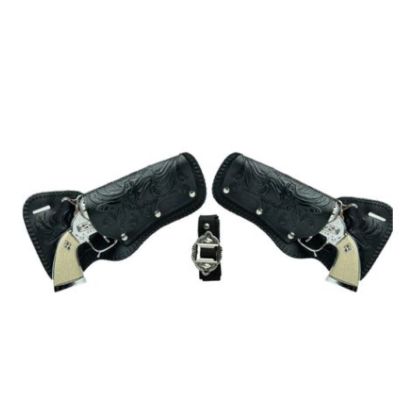 5510 Stagecoach Cowboy Toy Gun Double Holster Sets