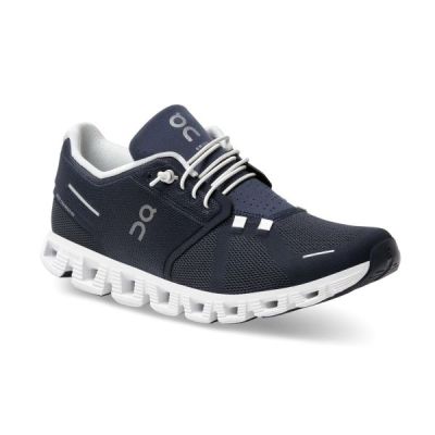 On Midnight and White Cloud 5 Mens Athletic Shoes 59.98916