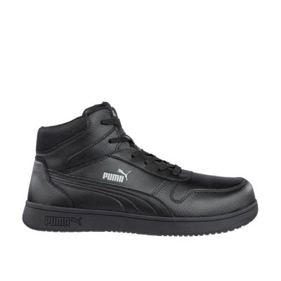 Puma Safety Shoes Black FrontCourt Mid Men's Composite Toe Safety Work Shoes ASTM EH SR 630065
