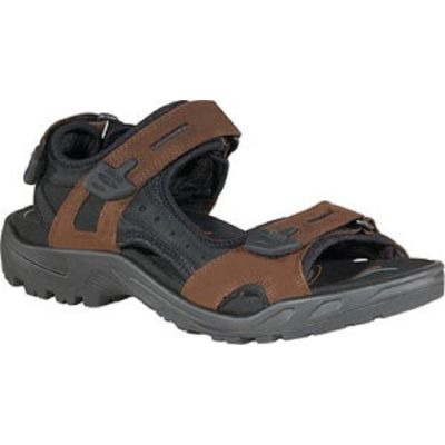 Ecco Yucatan Brown Leather Mens Comfort Sandal 69564-52340