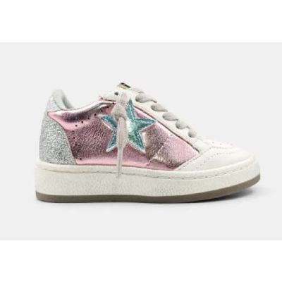ShuShop Metallic Pink Paz Toddlers Sneakers 730-682