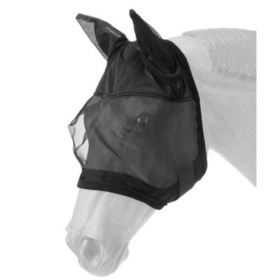 JT International Black Tough1 Fly Mask with Ears 85-20-2-0