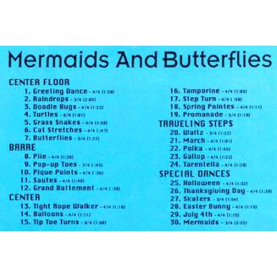 BOD9328 Mermaids & Butterflies-Preballet Class