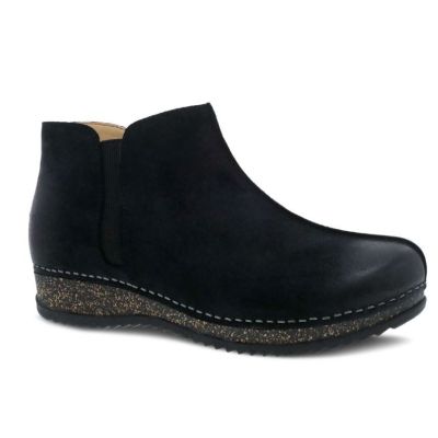 Dansko Black Burnished Suede Makara Women's Boots 9607-100200