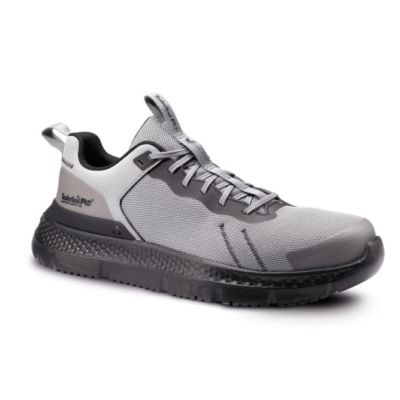 Timberland Pro Grey/Black Setra Comp-Toe Men's Athletic Work Sneakers A5PKE