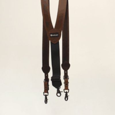 Ariat Brown Gallus Leather Suspenders A850000144