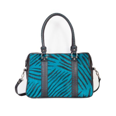 Scully leather and calf print handbag  ***Online Only