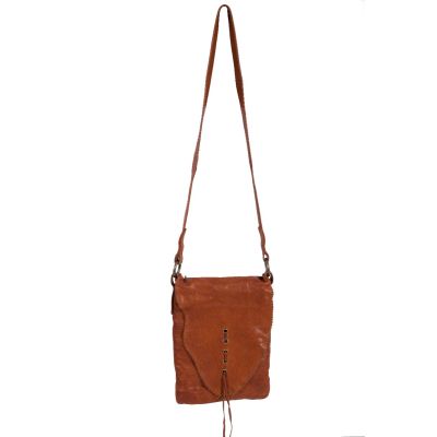 Scully Soft Leather Whipstitch Crossbody Handbag B185  ***Online Only