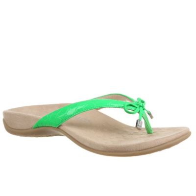 Vionic Electric Green Bella Toe Post Womens Sandals BELLA-300